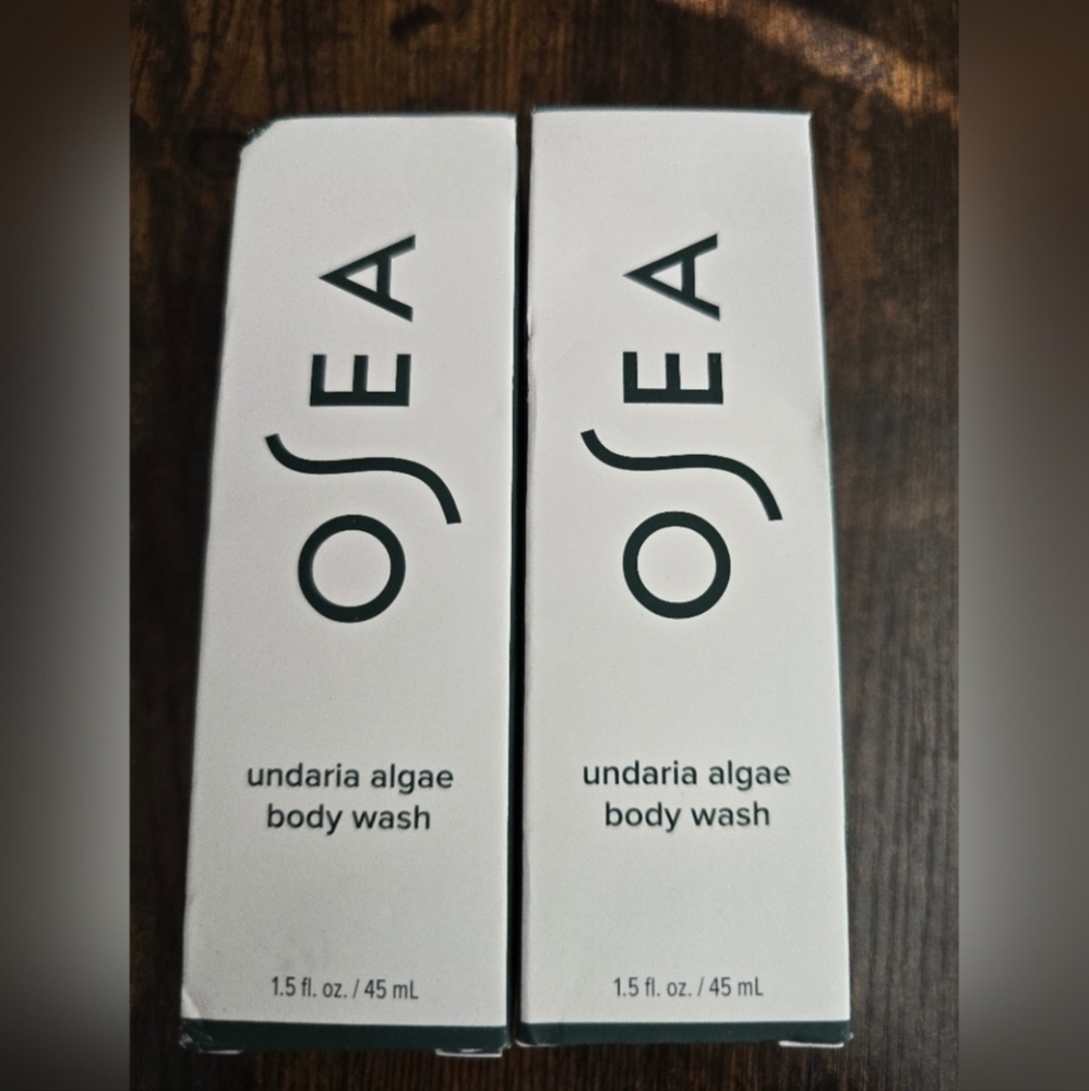 NIB! OSEA,  Undaria Algae Body Wash -45ml, BUNDLE of 2